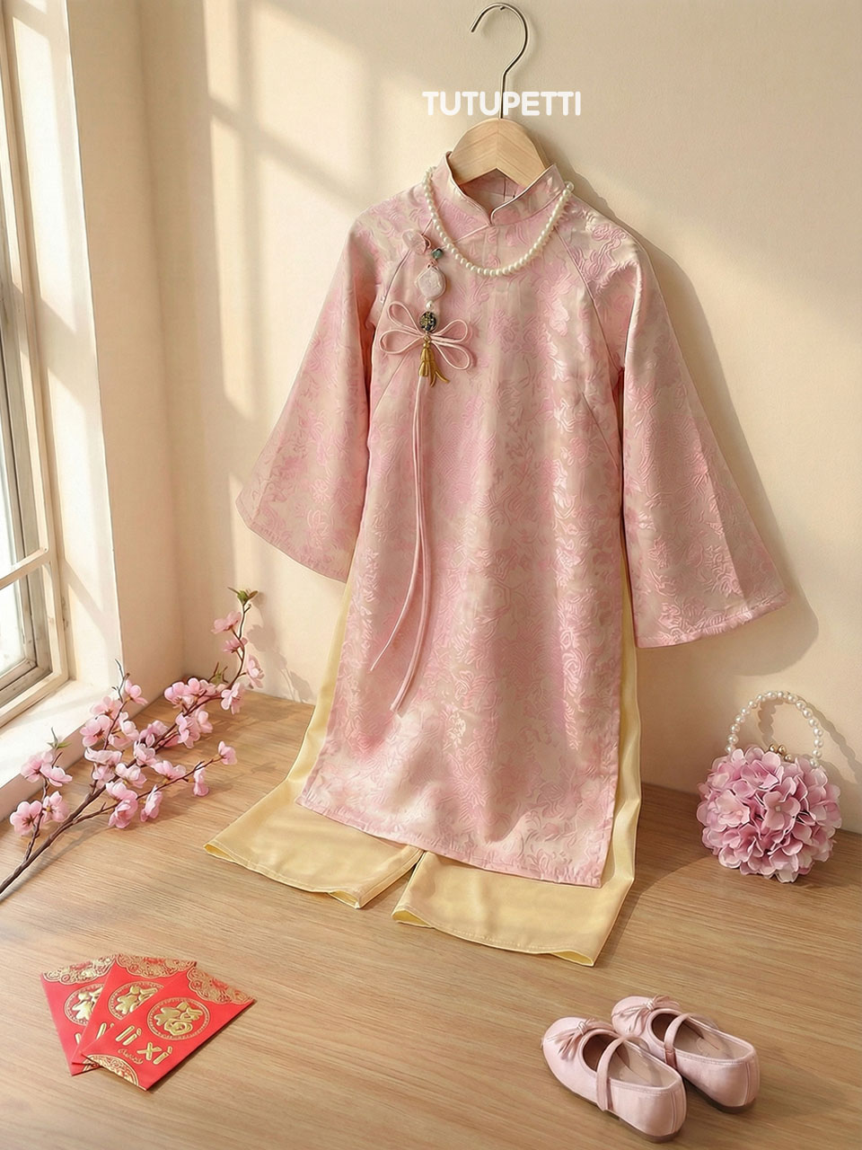 Ivory Meadow Layered Pinafore - Image 2