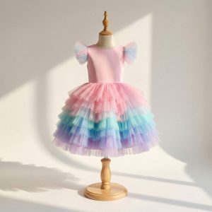 5 Enchanting Unicorn Dresses | Pastel Tulle Princess Party Dress for Girls