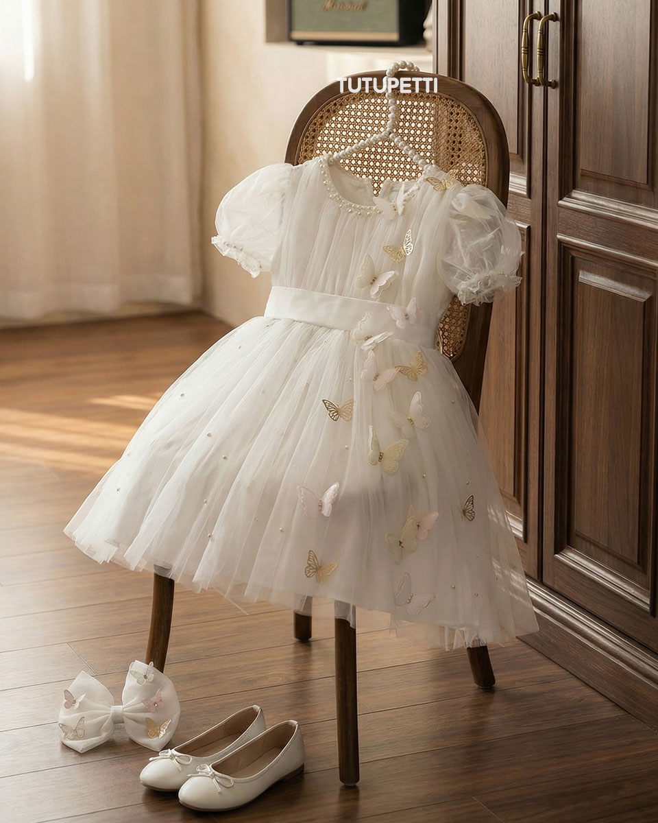 Fairytale Birthday Dresses – 1 Heavenly Enchanting 3D Butterfly Tulle Gown - Image 3