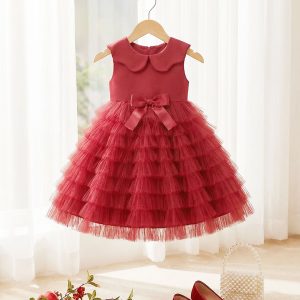 Red Birthday Dresses for Girls – 1 Unforgettable Stunning Layered Gown