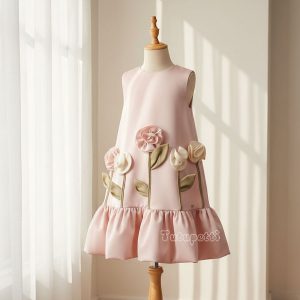 Floral Birthday Dresses – 3 Charming Delightful 3D Flower Stem Outfits
