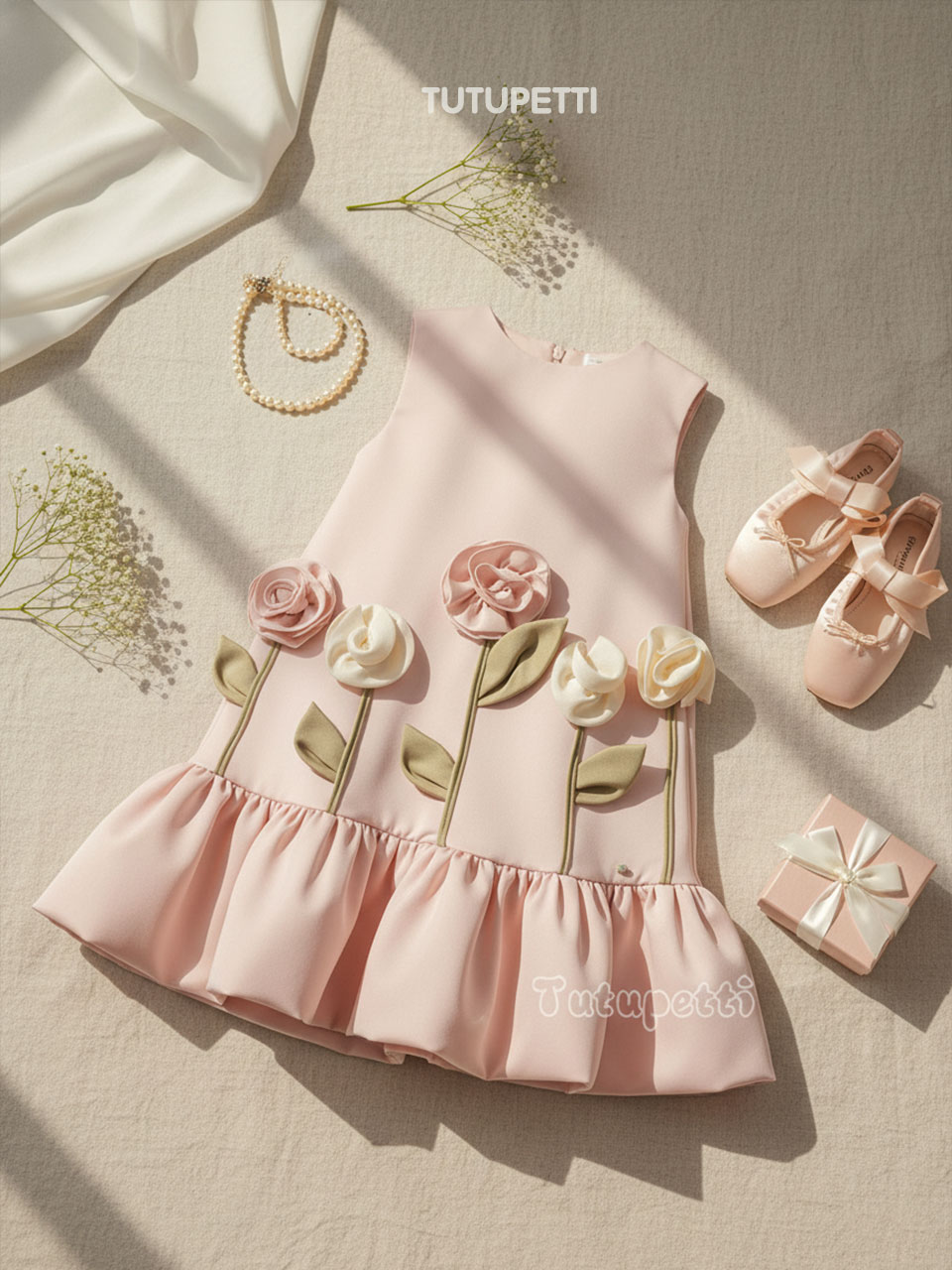 Floral Birthday Dresses – 3 Charming Delightful 3D Flower Stem Outfits - Image 4