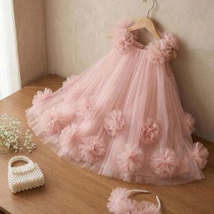 Tulle Birthday Dresses for Girls – 1 Divine Magical Floral Tulle Dress