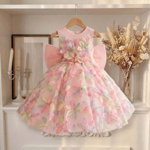 Floral Birthday Dresses for Girls – 1 Enchanting Magical Pastel Blossom Gown
