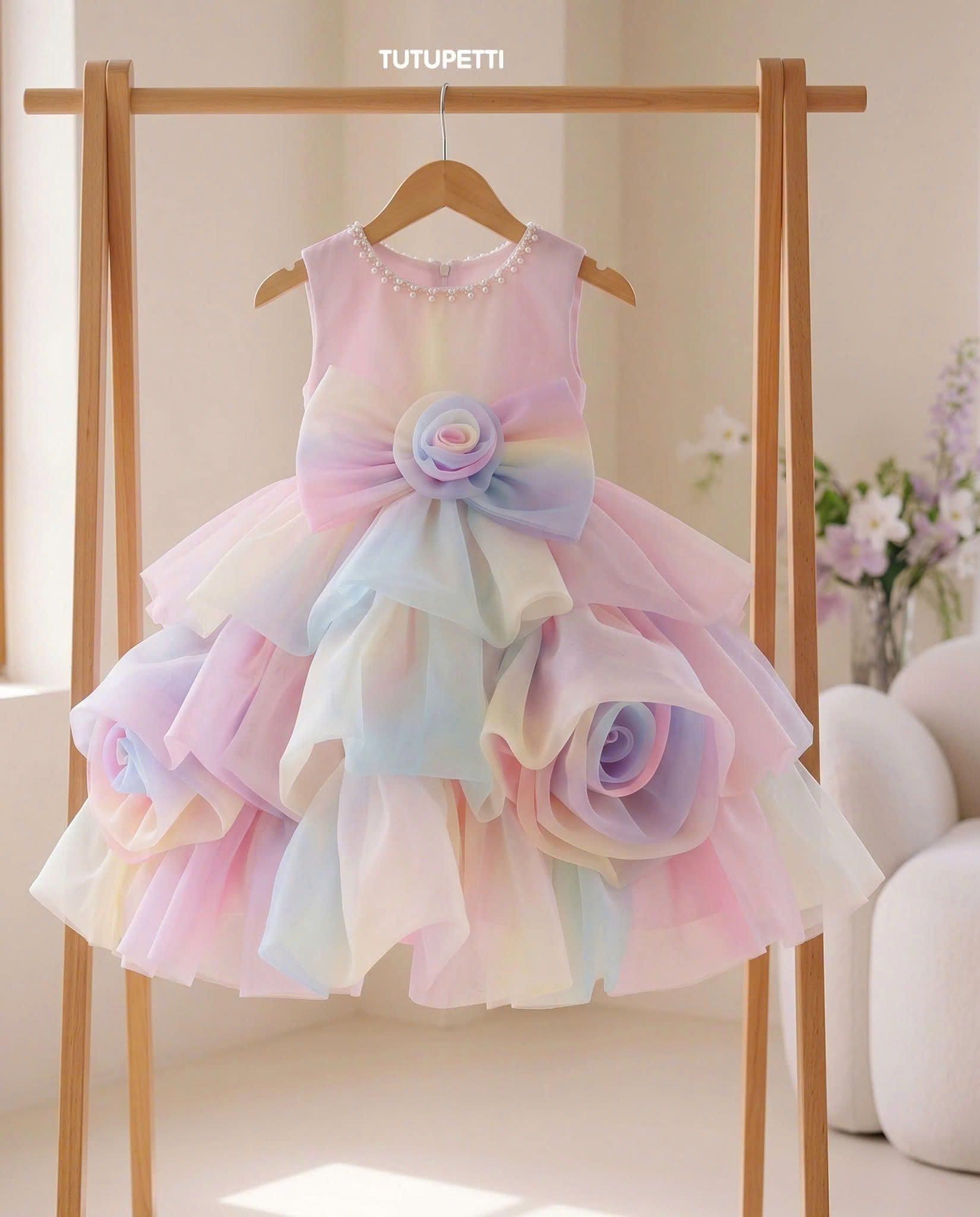 Puffy Birthday Dresses – 1 Enchanting Divine Pastel Rainbow Gown
