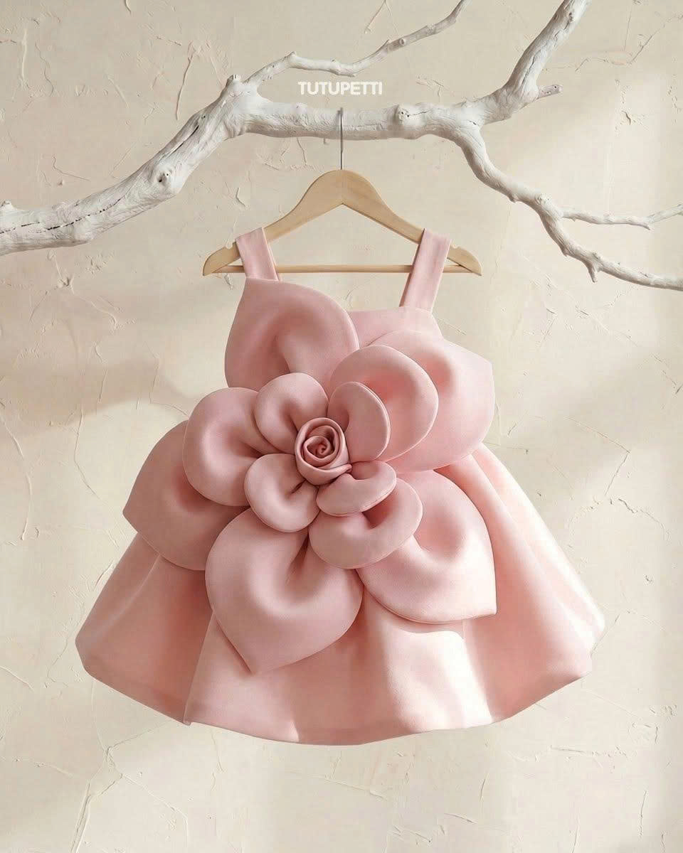 3D Rose Birthday Dresses for Girls – 1 Breathtaking Stunning Statement Blossom Dress