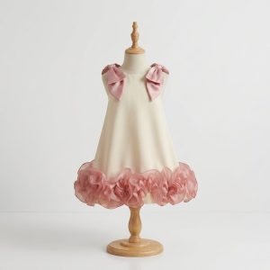 5 Refined Boutique Dresses | Girls Ivory Princess Dress with Elegant Luxury Details