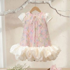 Toddler Birthday Dresses – 3 Cute Adorable Floral Bubble Hem Outfits